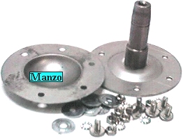 SUPPORTO CESTO ASSE H.61MM. RIGATO