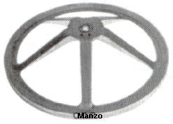 PULEGGIA CESTO 13X11,5 FORO PI.