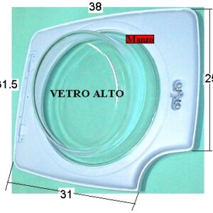 OBLO'COMPLETO VETRO D.265MM.
