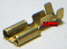 FASTON FEMMINA 6.3 X 0.8 ZINCATO 200PZ.