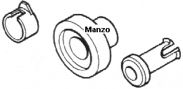 RUOTA CESTO L/S KIT D.23