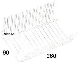 CESTELLO INSERTO 11 PIATTINI ORDINARE