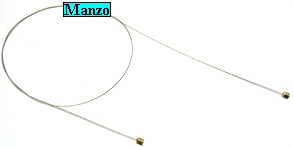 CAVETTO ACCIAIO 580MM. X VASCHETTA