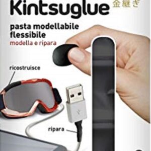 ADESIVO FLESSIBILE MODELLA E RIPARA NERO